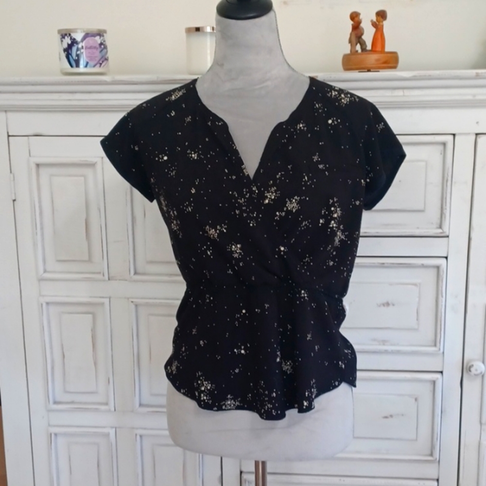 Women's Wilfred top XS, black & tan
